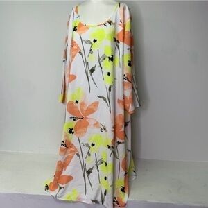 Gorgeous Lane Bryant Floral A-line Dress Size 22